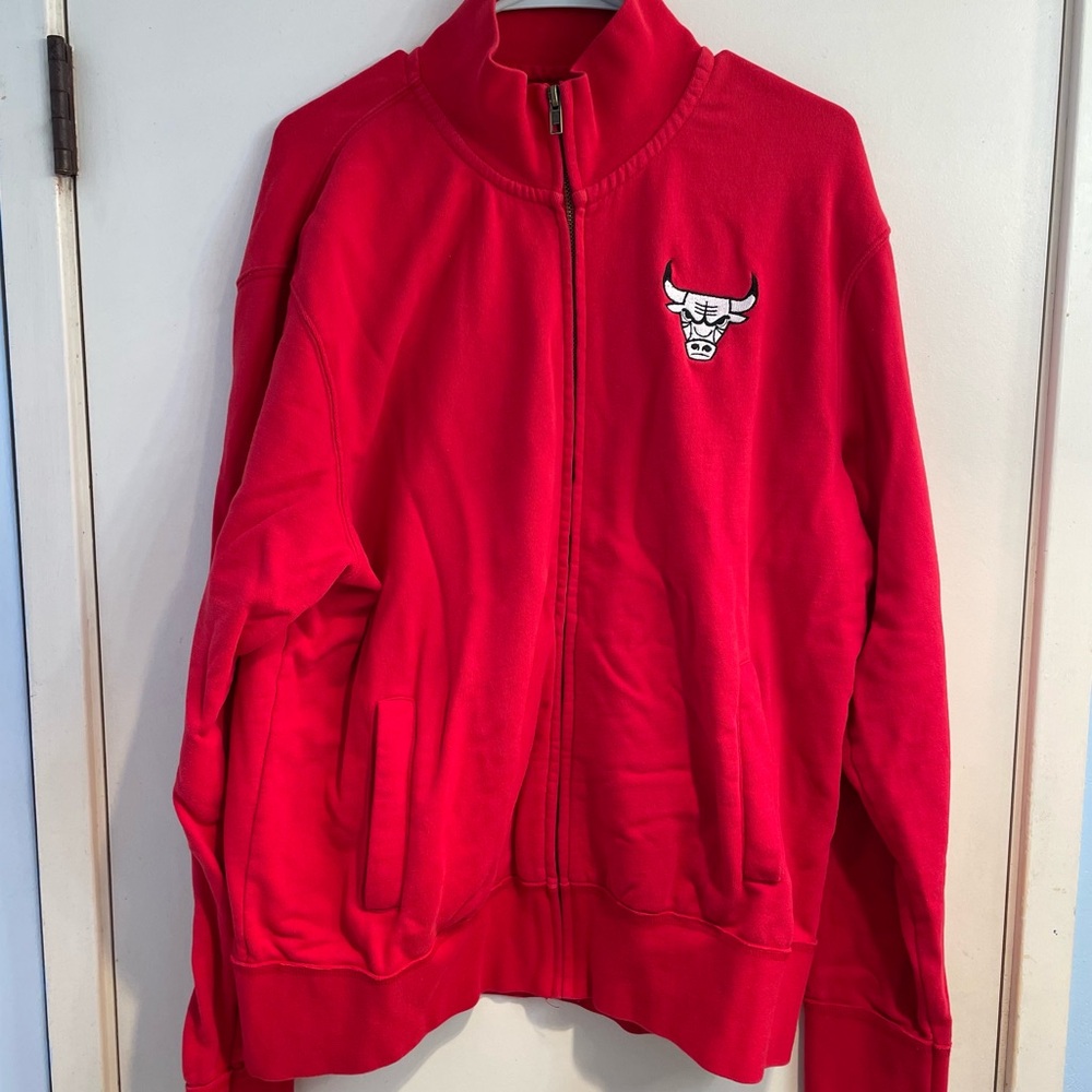 Chicago Bulls Men's Jacket Size XL  By Boxer And Stone Red NBA